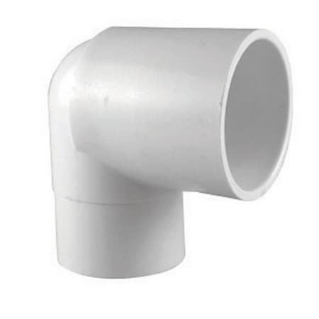 Charlotte Bath Charlotte PVC 02304 0600 0.75 in. Schedule 40 PVC 90 Degree Pipe Street Elbow in White - pack of 25 44889